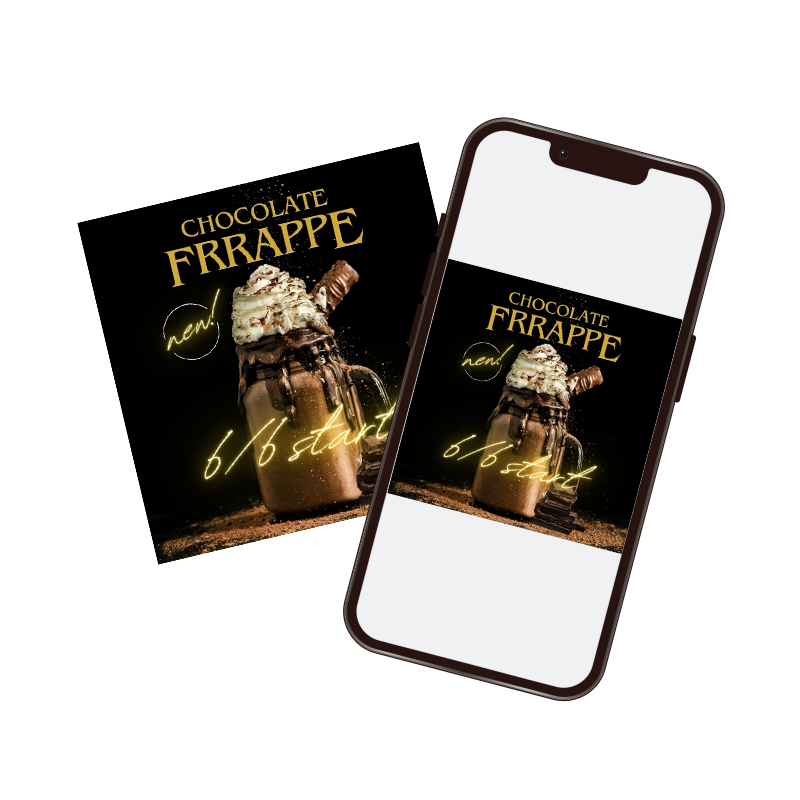 チョコレートフラッペのバナー